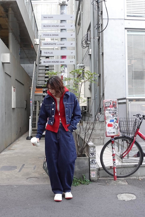 ダブルZIPフーディーニット